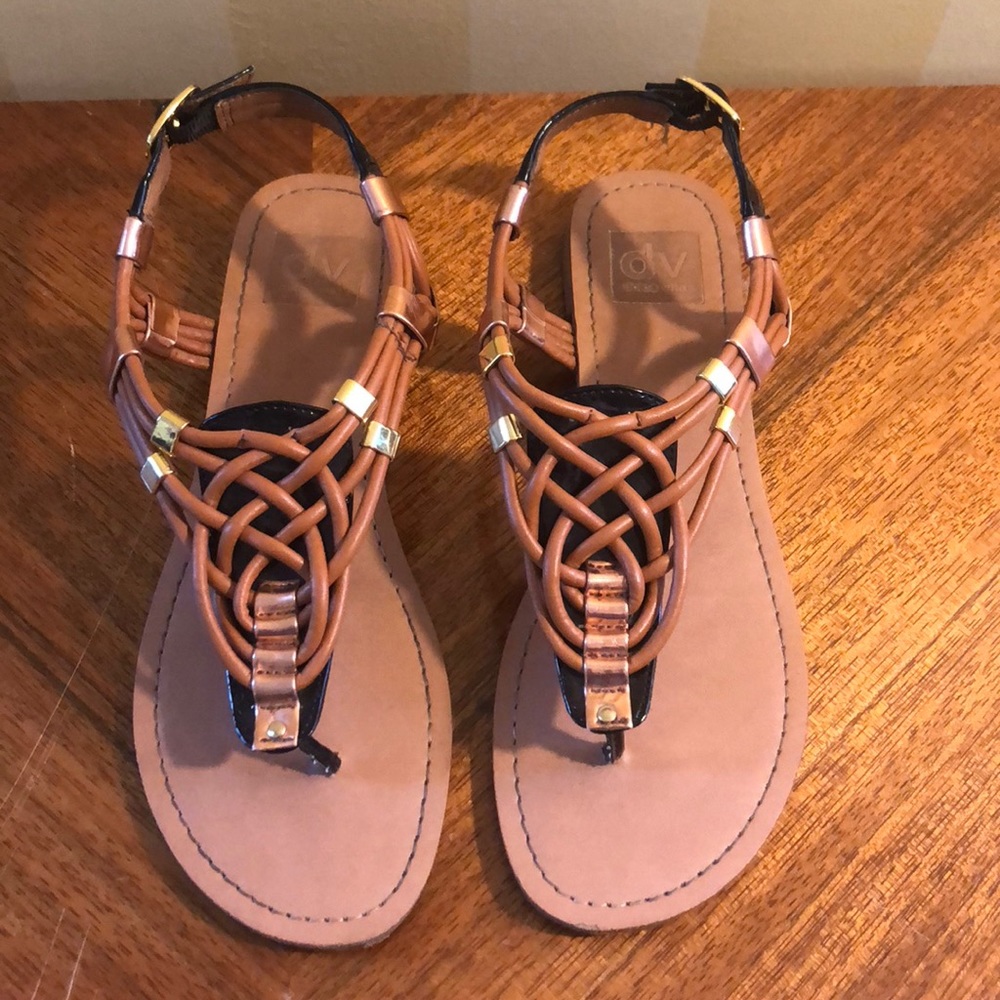 Brown & Black Dolce Vita Sandals